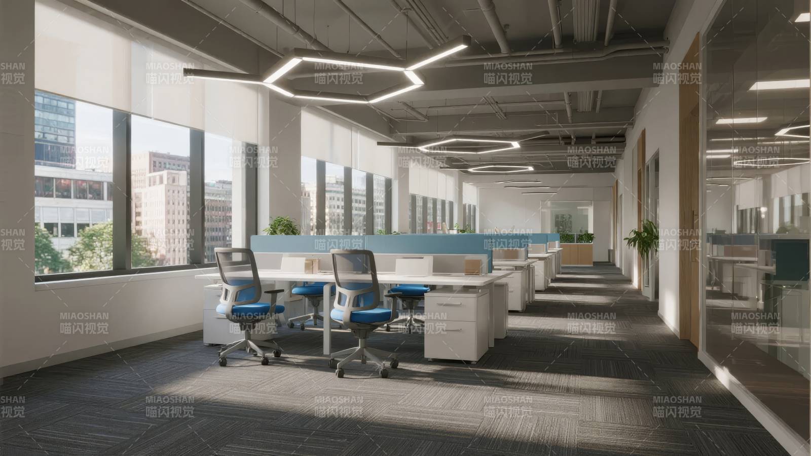 现代办公空间设计图片