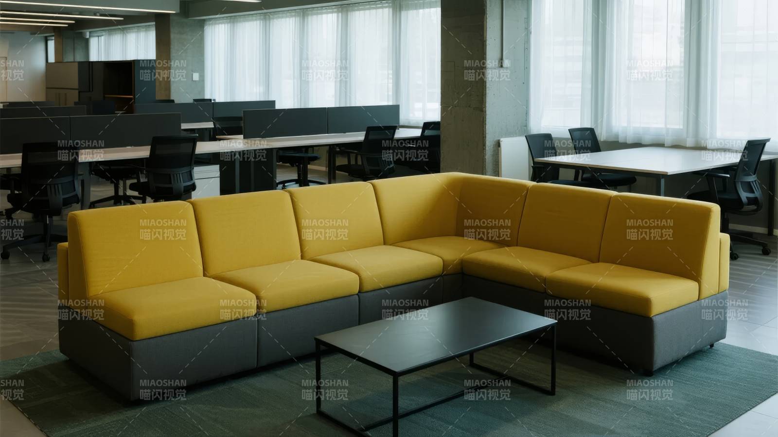 现代办公休息区图片