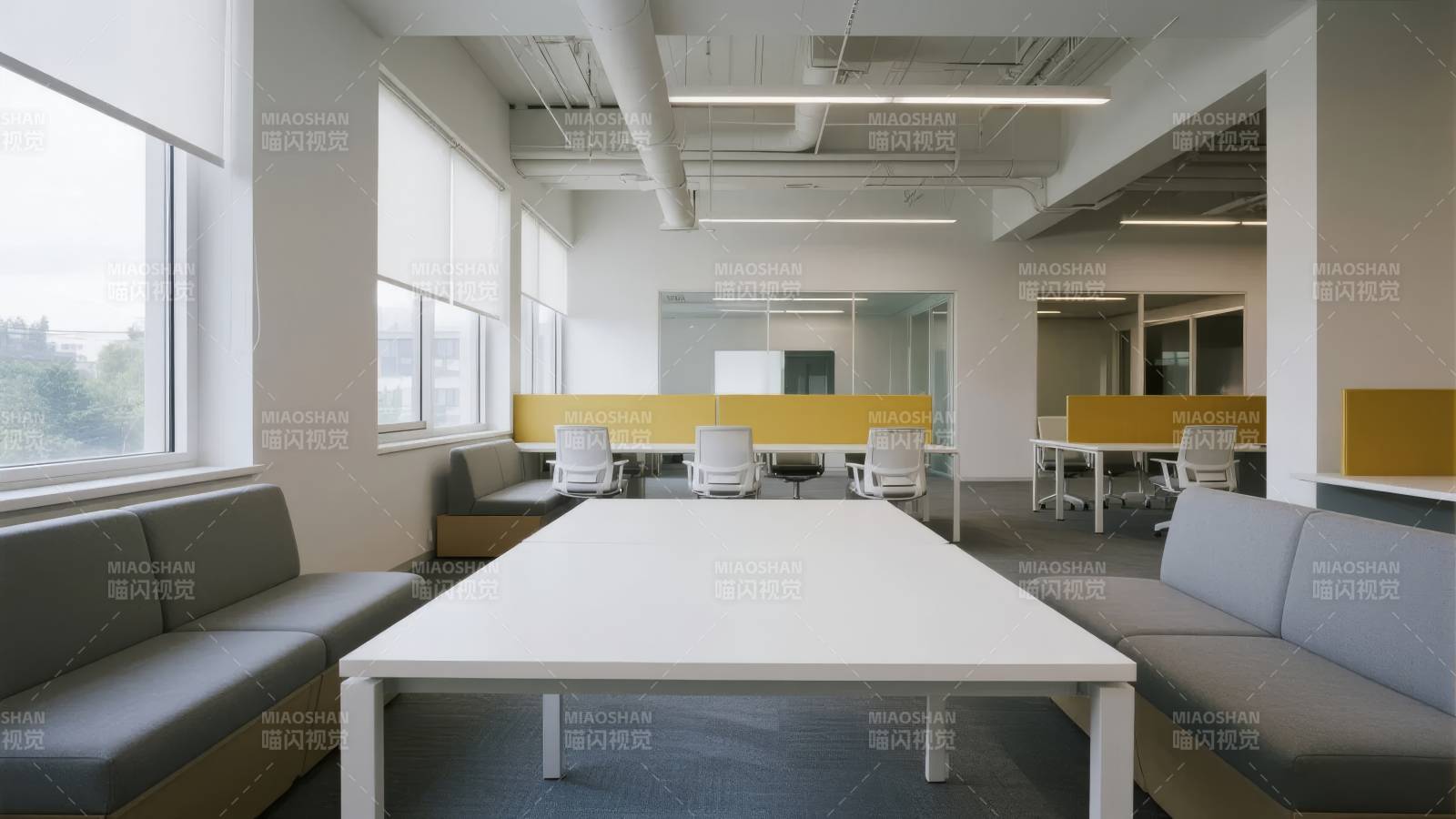 现代简约办公空间图片