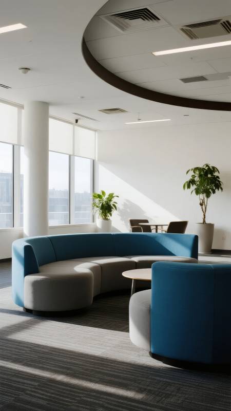 现代办公休息区图片