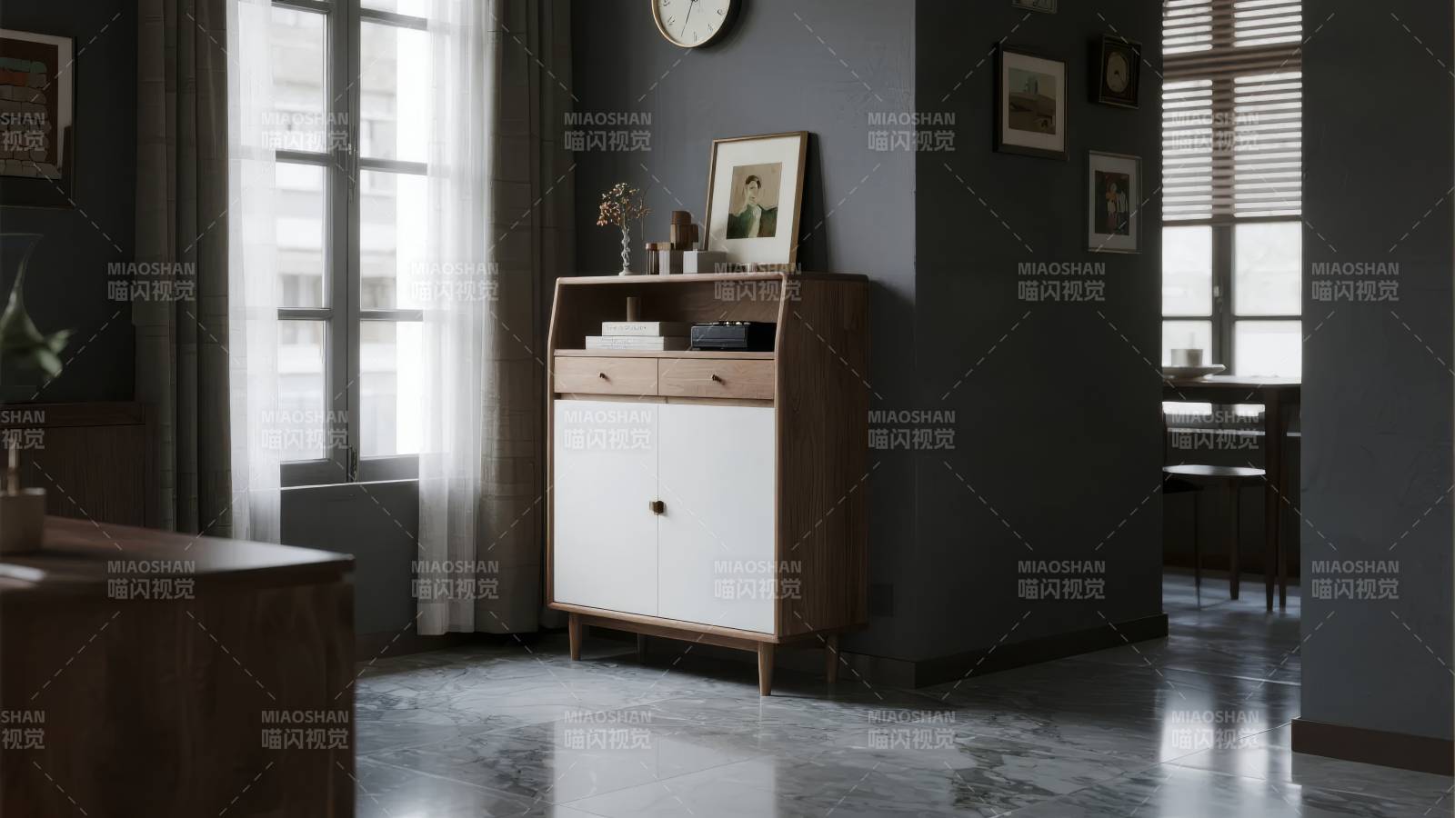 现代简约客厅柜图片