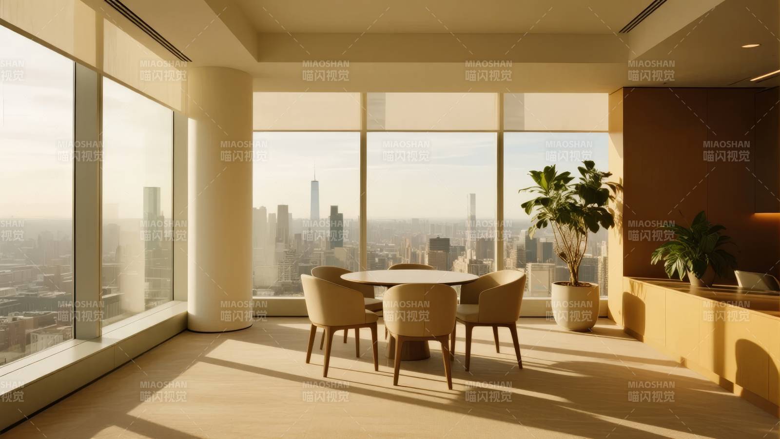 都市全景会议室图片