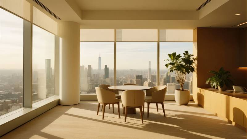 都市全景会议室图片