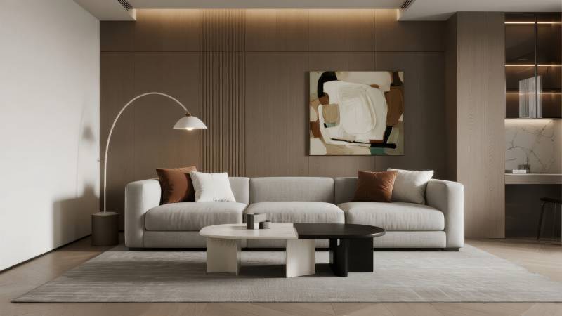 现代简约客厅设计图片