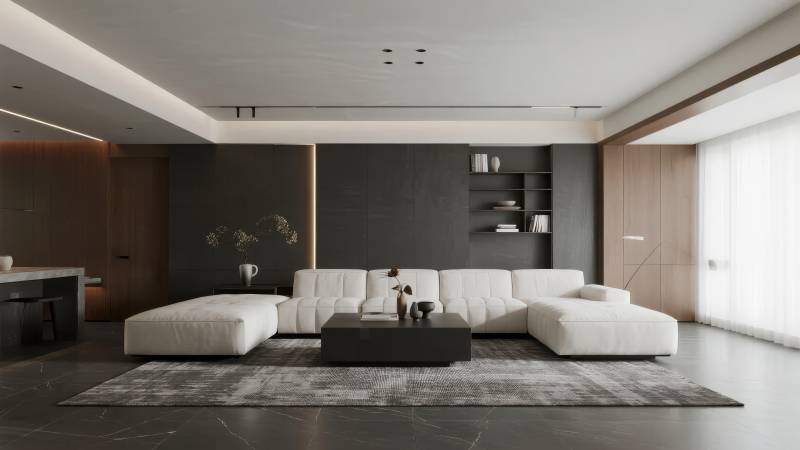 现代简约客厅设计图片