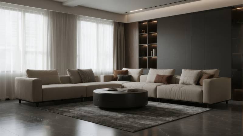 现代简约客厅设计图片