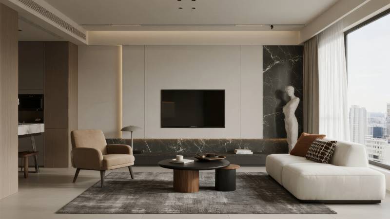 现代简约客厅设计图片