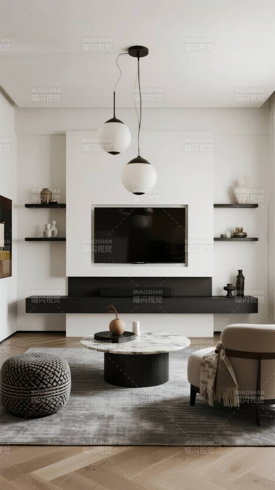 现代简约客厅设计图片