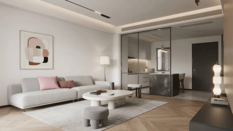 现代简约客厅设计图片