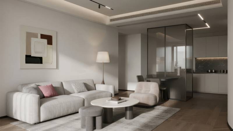 现代简约客厅设计图片