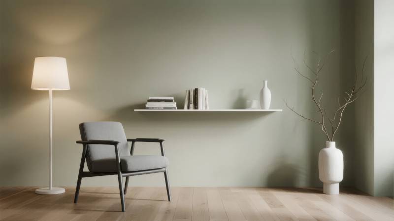 简约客厅一角图片