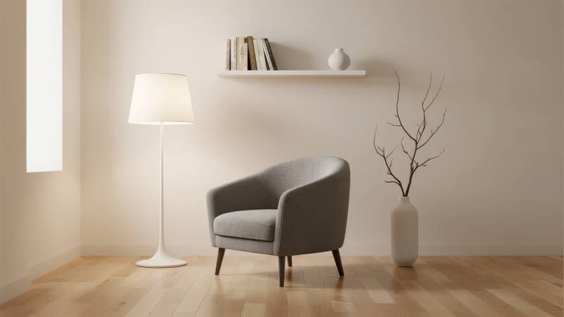 简约客厅一角图片