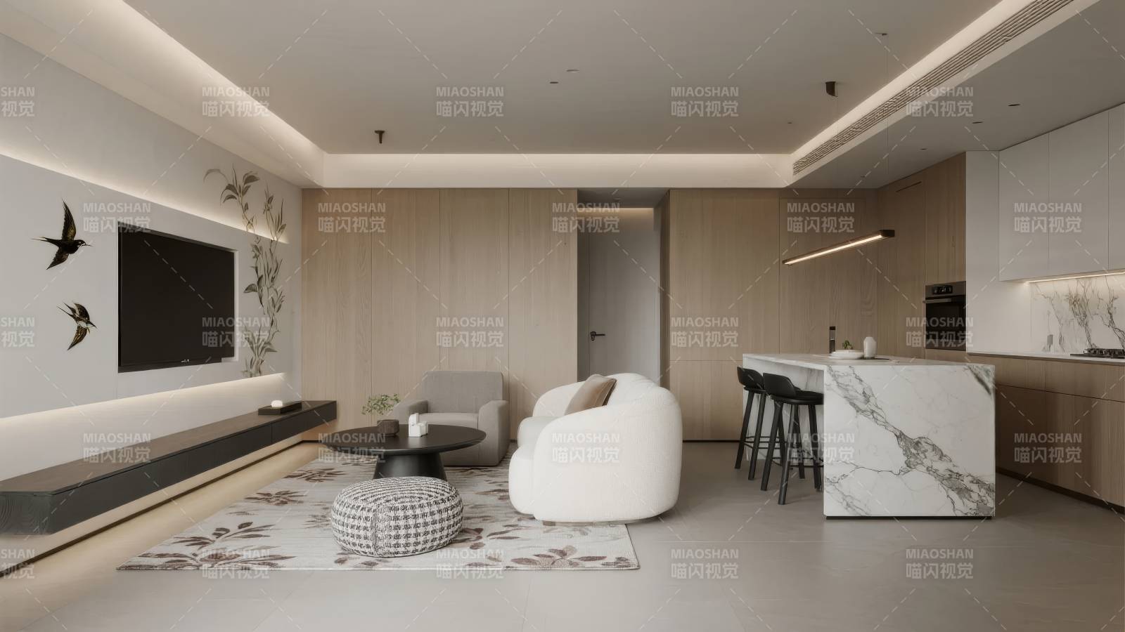 现代简约客厅设计图片