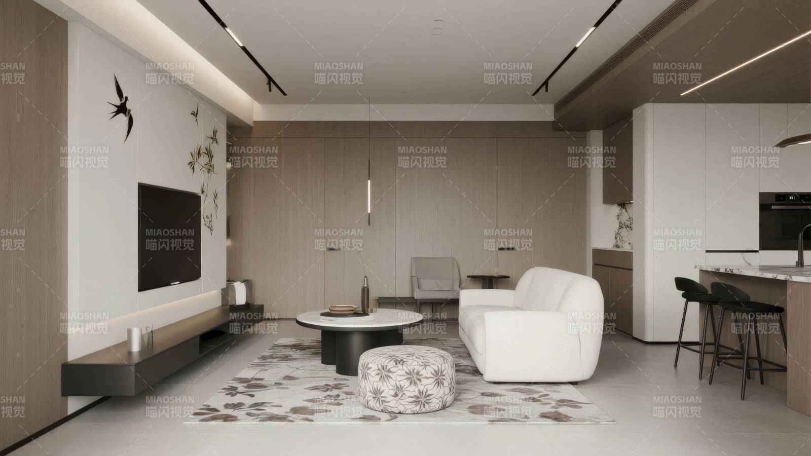 现代简约客厅设计图片