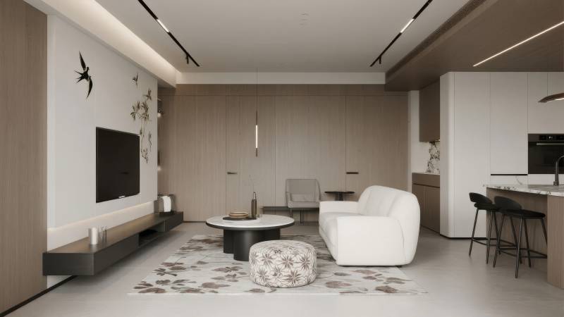 现代简约客厅设计图片