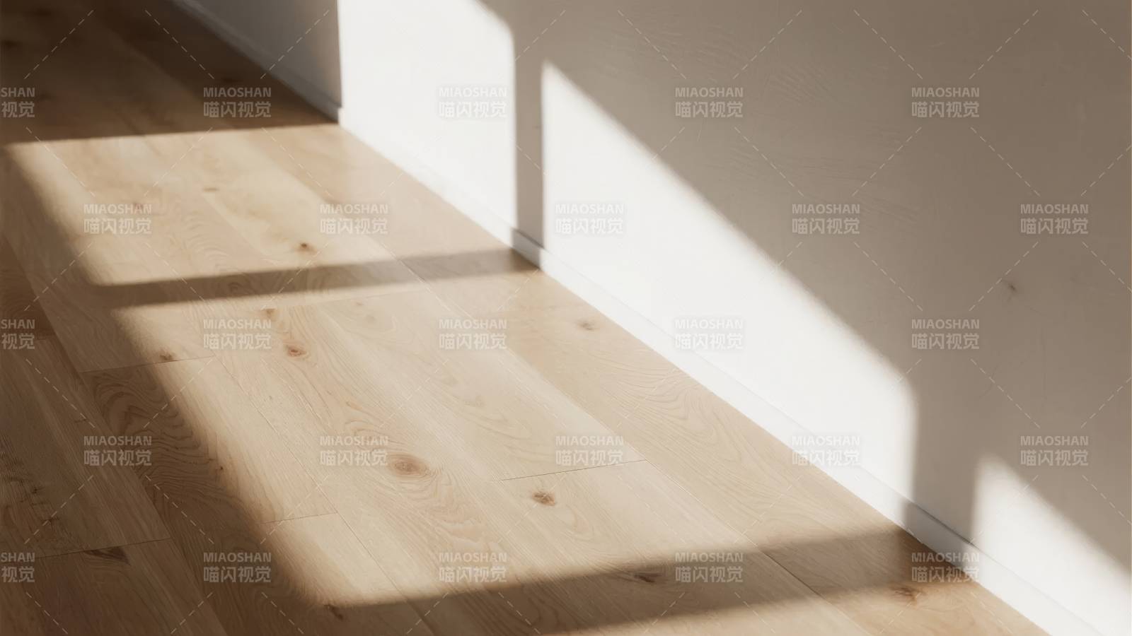 阳光洒落木地板图片