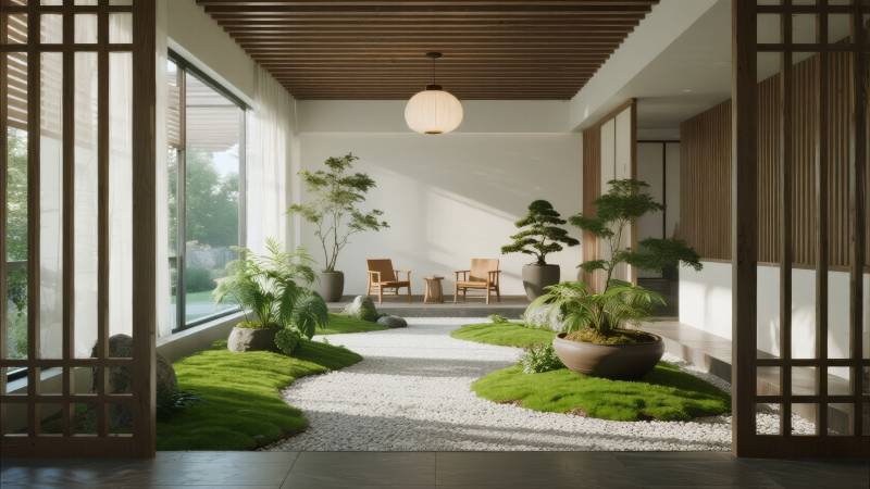 日式庭院静谧之美图片