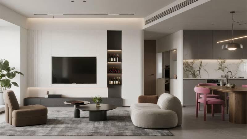 现代简约客厅设计图片