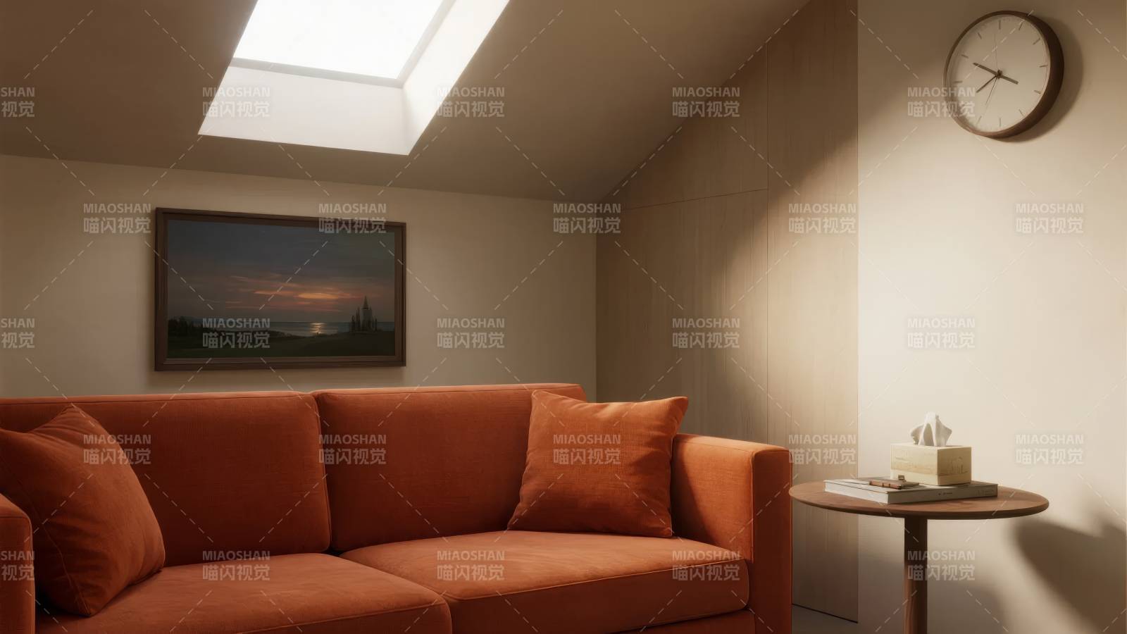 温馨客厅一角图片