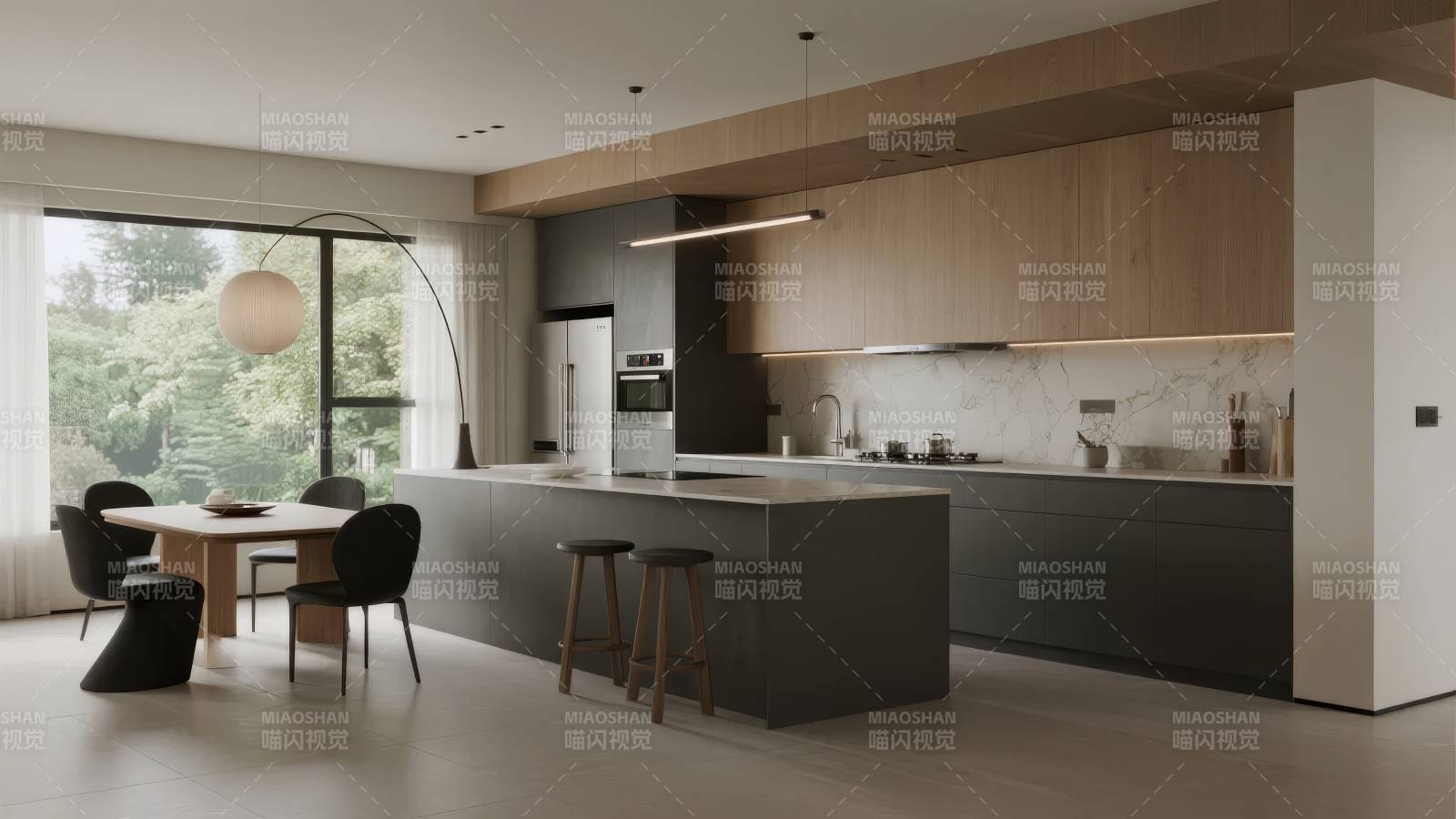 现代简约厨房设计图片