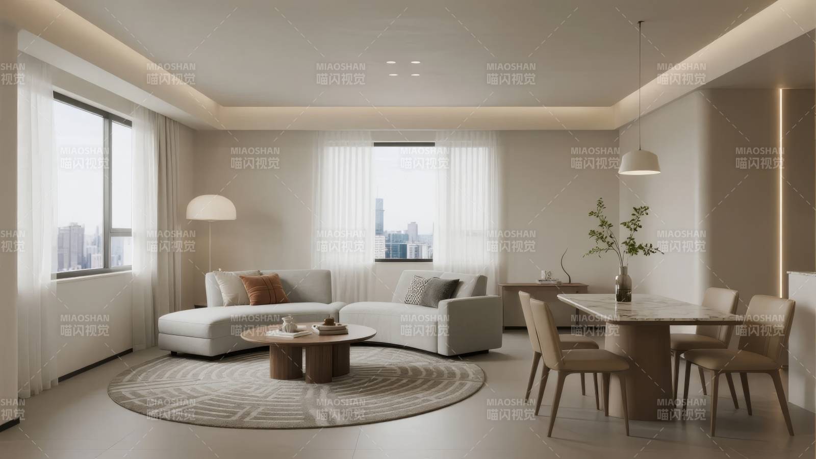 现代简约客厅设计图片