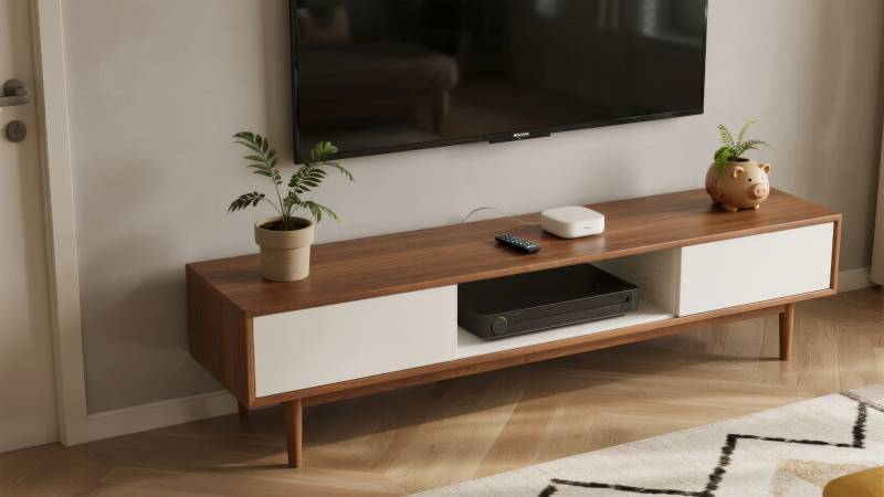 现代简约电视柜图片