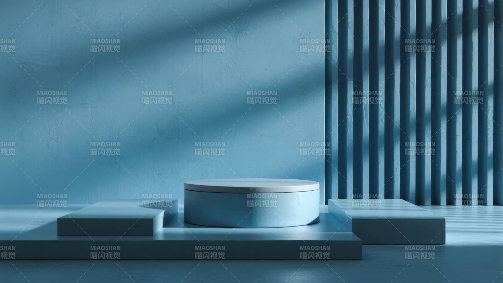 蓝调光影舞台图片