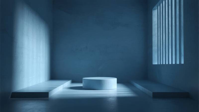 光影中的静谧空间图片