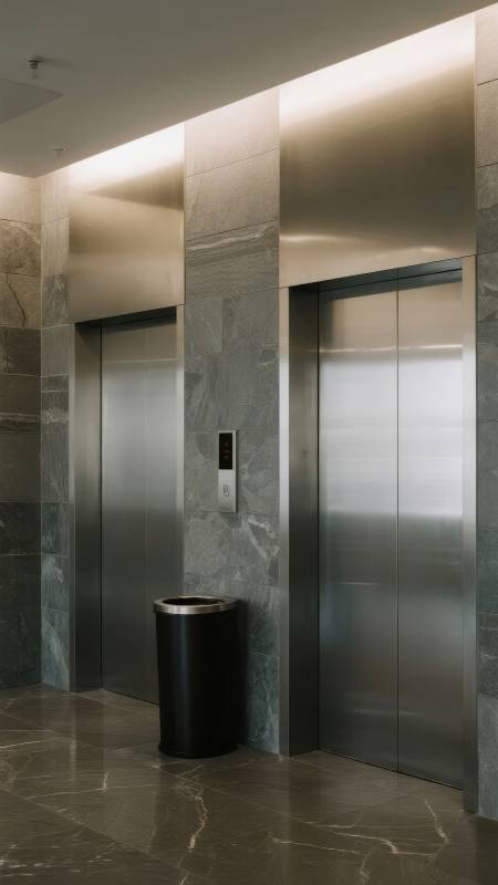 现代电梯间设计图片