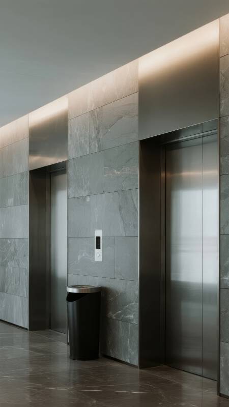 现代电梯间设计图片