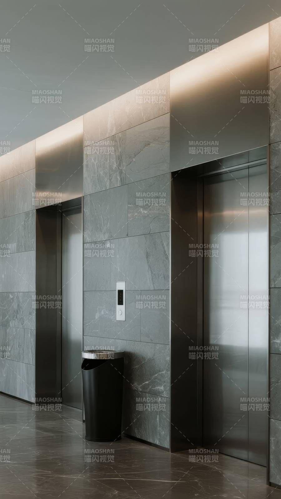 现代电梯间设计图片