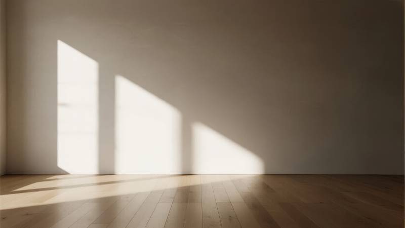 光影交错的静谧空间图片