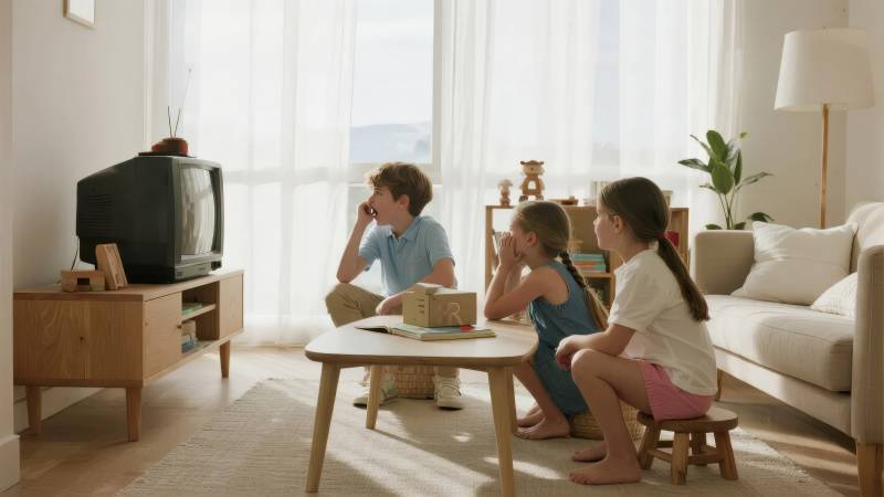 客厅里的温馨时光图片