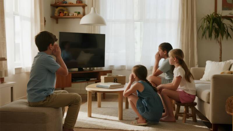 家庭客厅温馨时光图片