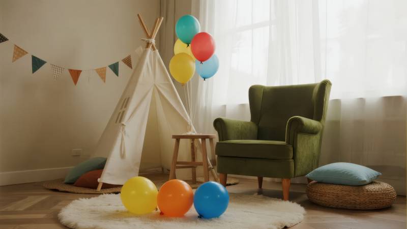 温馨儿童房布置图片