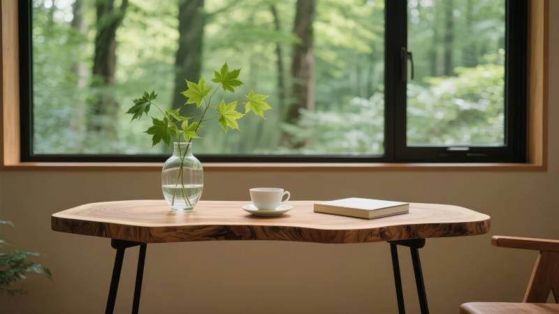 窗边静谧时光图片