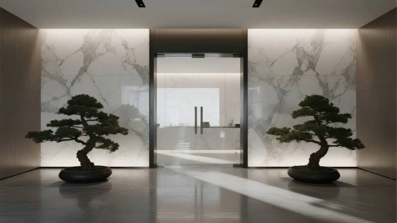 现代简约玄关设计图片