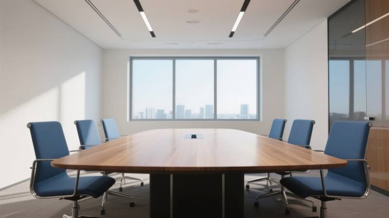 现代会议室全景图片