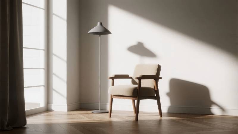 光影中的静谧角落图片