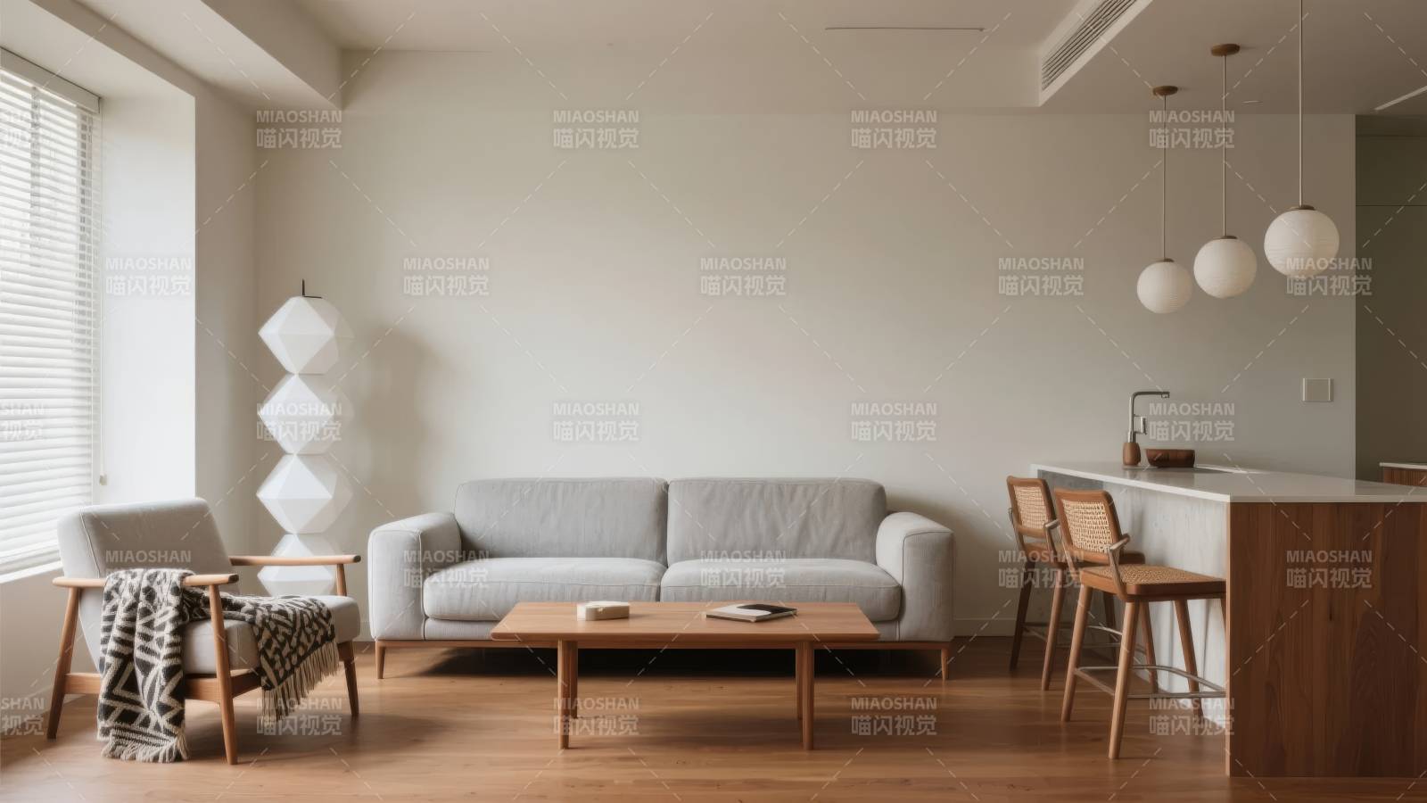 简约日式客厅设计图片