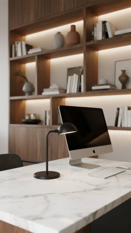 现代简约办公桌图片