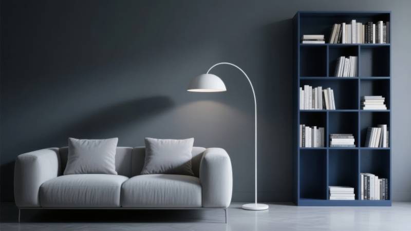 现代简约客厅一角图片