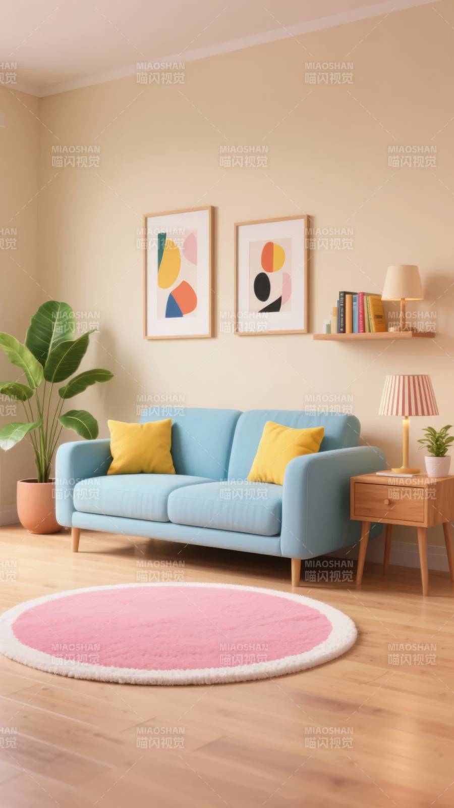 温馨客厅布置图片