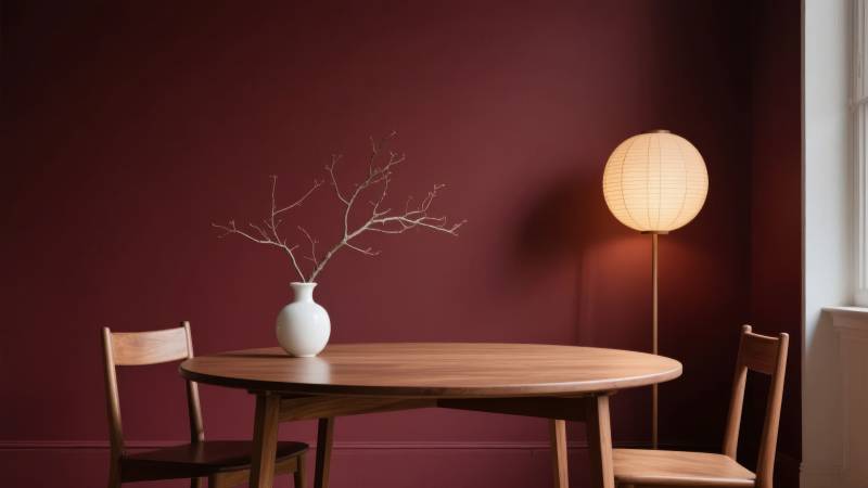 静谧餐桌一角图片