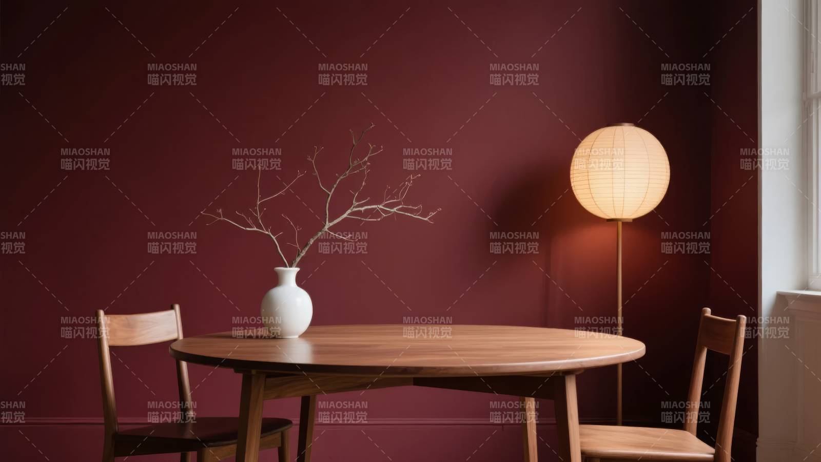 静谧餐桌一角图片