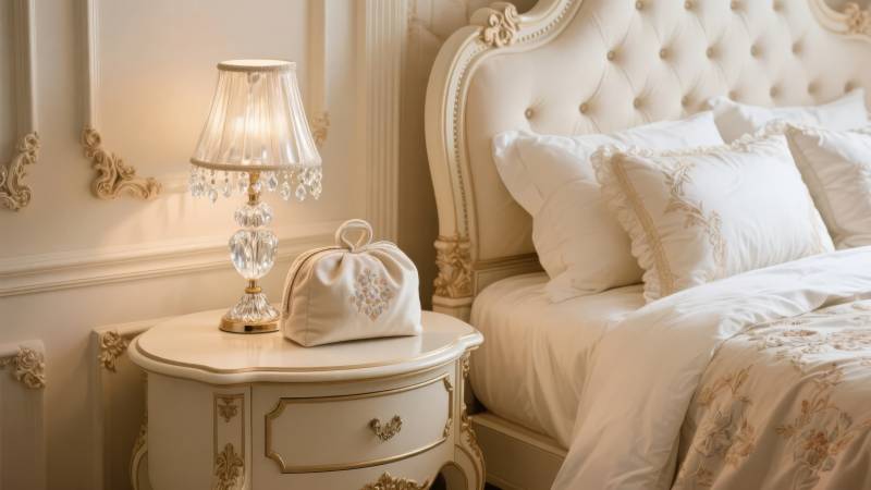 奢华卧室一角图片