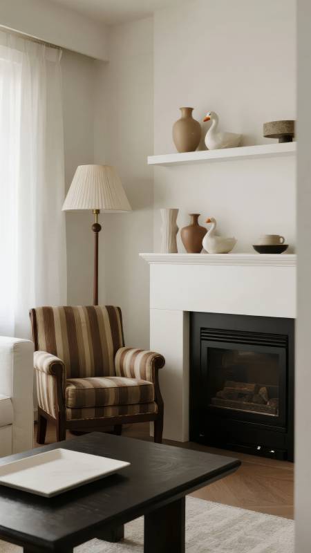 温馨客厅一角图片