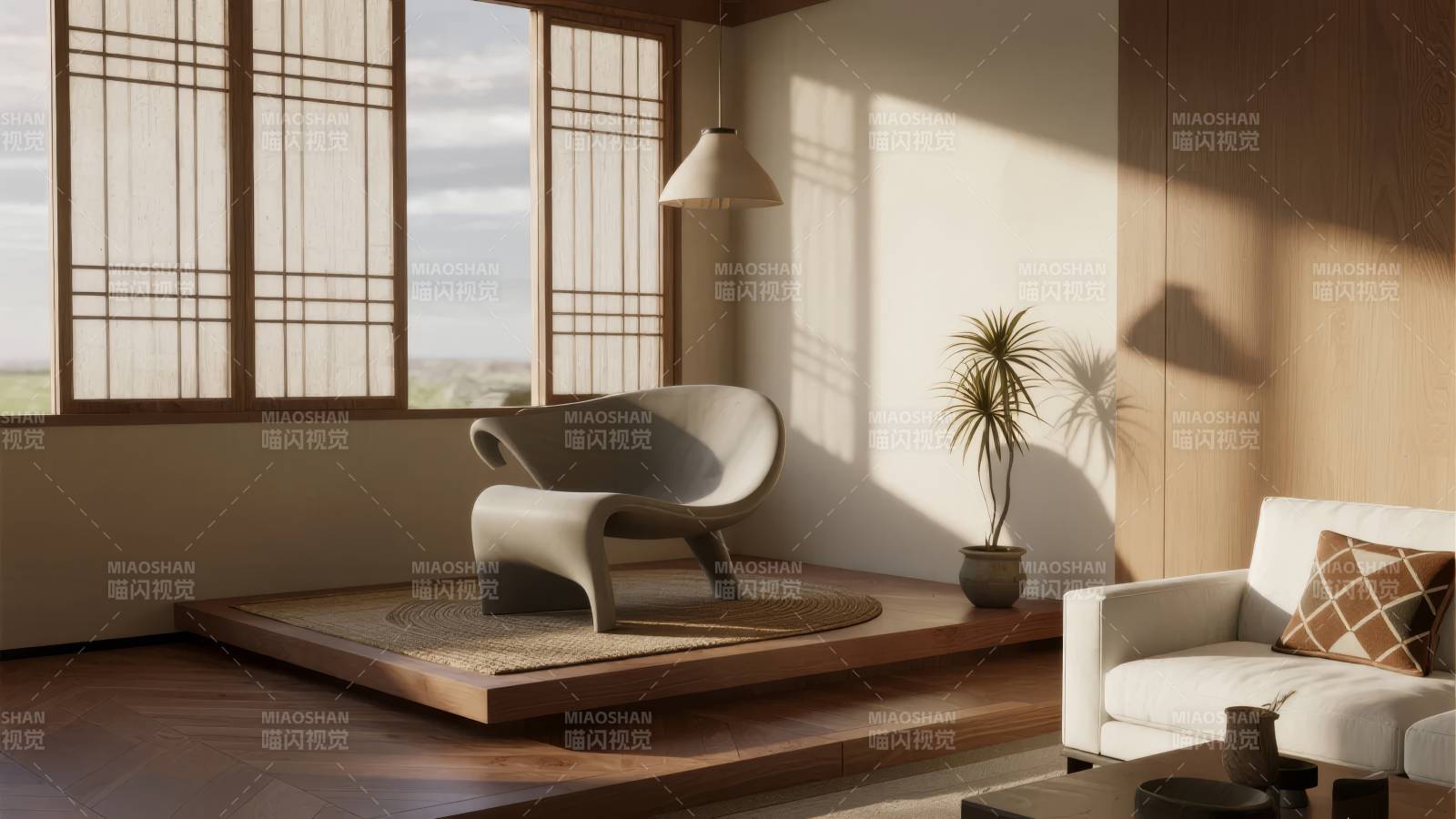 日式简约客厅图片