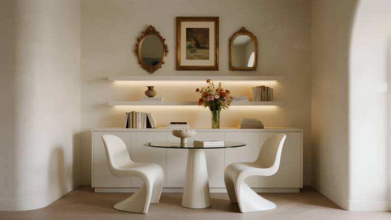 简约现代餐桌椅图片