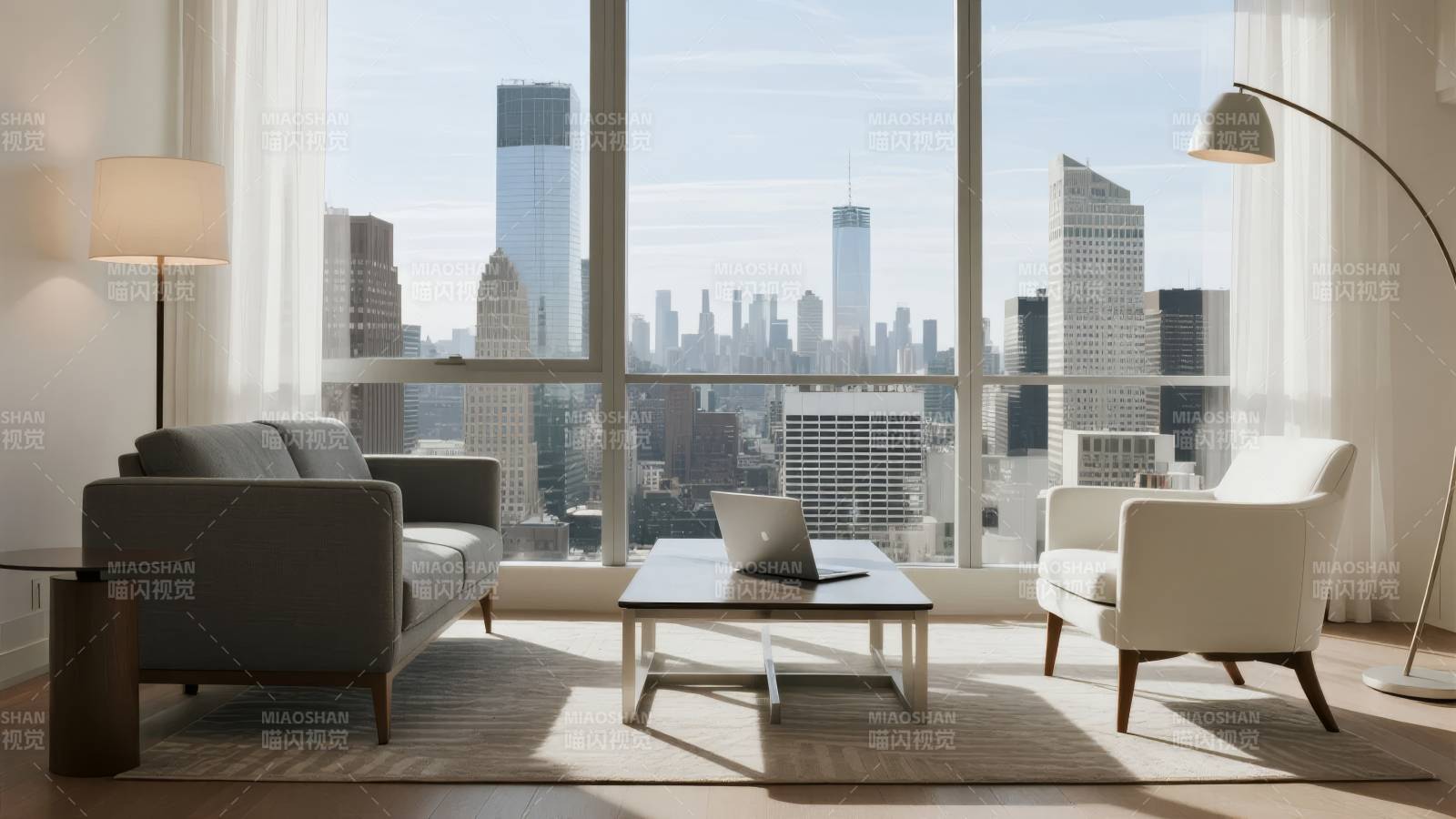 都市客厅全景图片